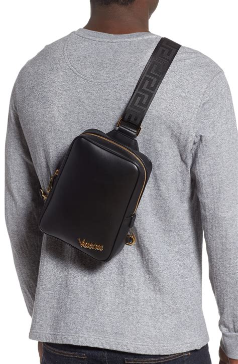 versace side bag men's.